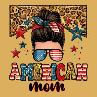 American Mom Junkie Messy Bun Premium Hoodie | Teevron
