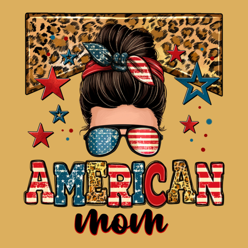 American Mom Junkie Messy Bun Premium Hoodie by Zillion Design Studio | Teevron