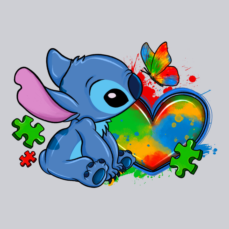 Autism Stitch Heart Urban Hoodie by Zillion Design Studio | Teevron
