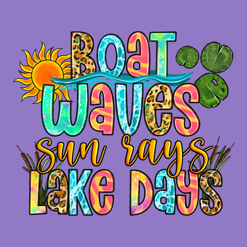 Boat Waves Sun Rays Lake Days Urban Hoodie by Zillion Design Studio | Teevron