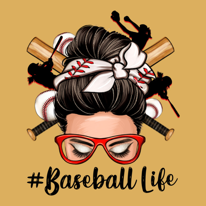 Baseball Life Messy Bun Premium Hoodie by Zillion Design Studio | Teevron