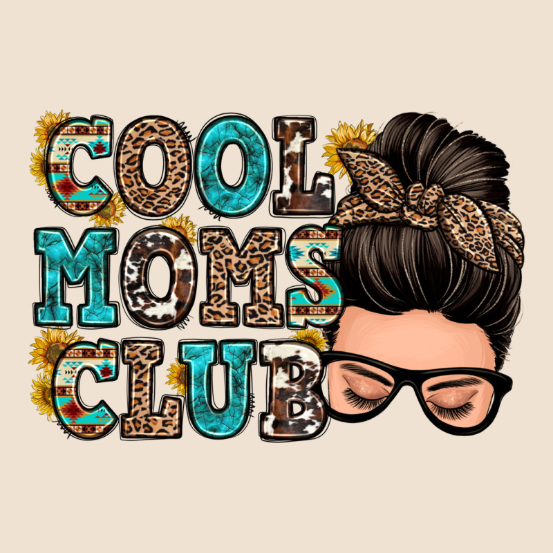 Cool Moms Club Messy Bun Urban Hoodie by Zillion Design Studio | Teevron