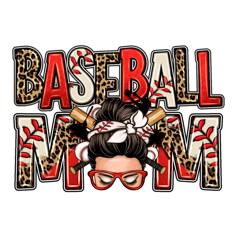Baseball Mom Messy Bun Premium Hoodie by Zillion Design Studio | Teevron
