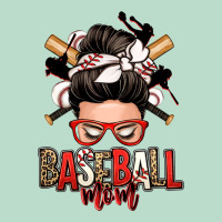 Baseball Mom Messy Bun Premium Hoodie | Teevron