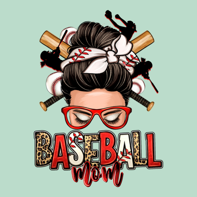 Baseball Mom Messy Bun Premium Hoodie by Zillion Design Studio | Teevron
