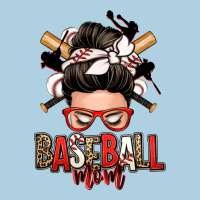 Baseball Mom Messy Bun Premium Hoodie | Teevron