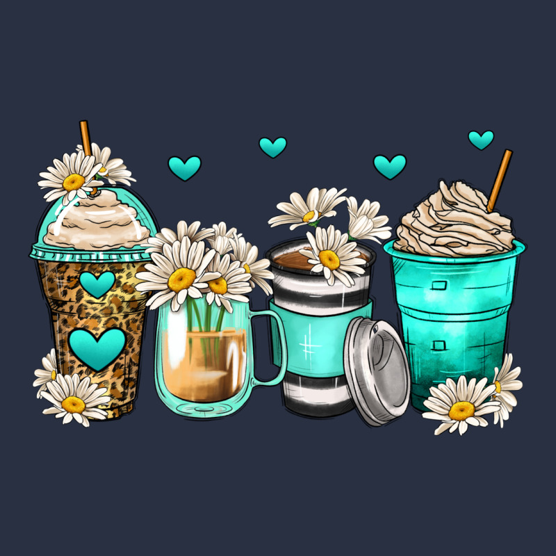 Daisy Coffee Cups Urban Hoodie by Zillion Design Studio | Teevron