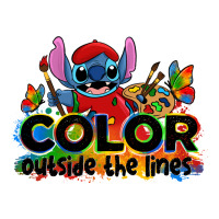 color outside the lines autism stitch | Teevron