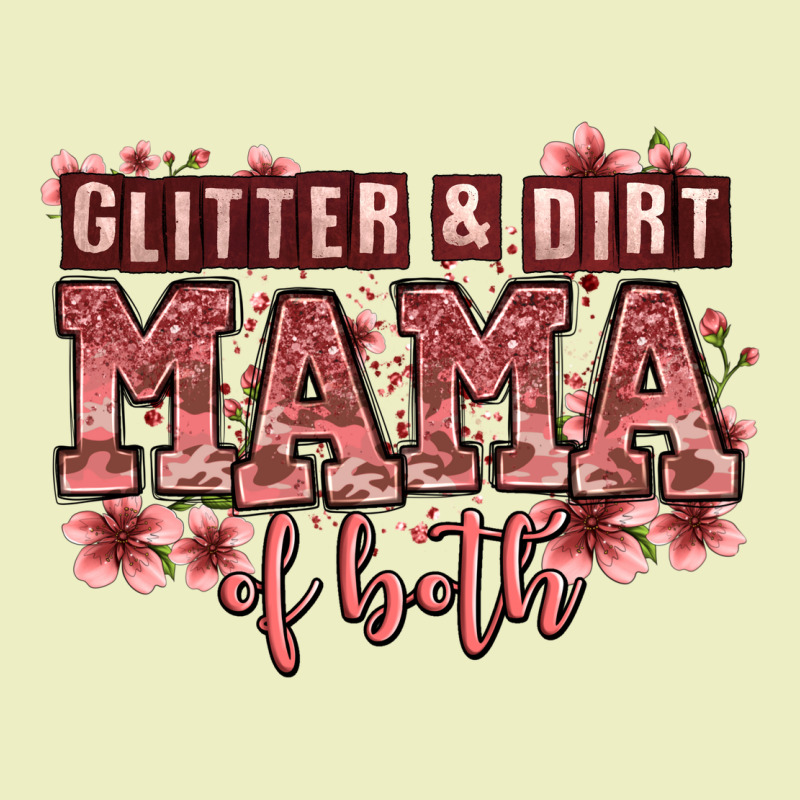 Glitter And Dirt Mama Of Both Girls Urban Hoodie by Zillion Design Studio | Teevron