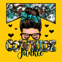 Cowhide Junkie Messy Bun Premium Hoodie | Teevron