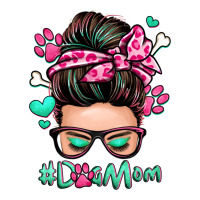 dog mom messy bun | Teevron