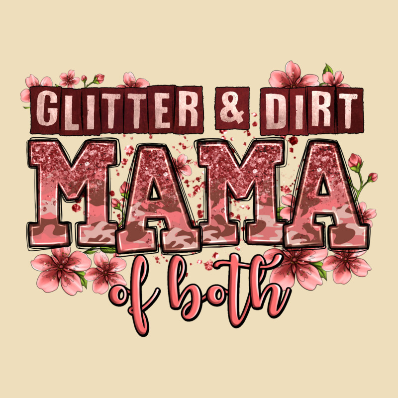 Glitter And Dirt Mama Of Both Girls Premium Hoodie by Zillion Design Studio | Teevron
