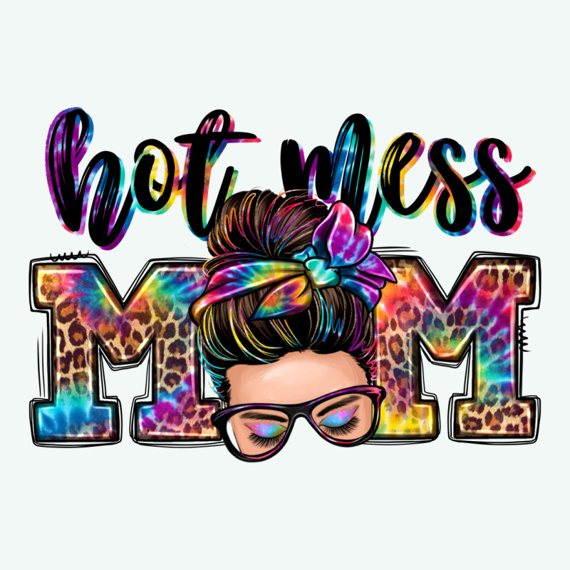 Hot Mess Mom Messy Bun Premium Hoodie by Zillion Design Studio | Teevron