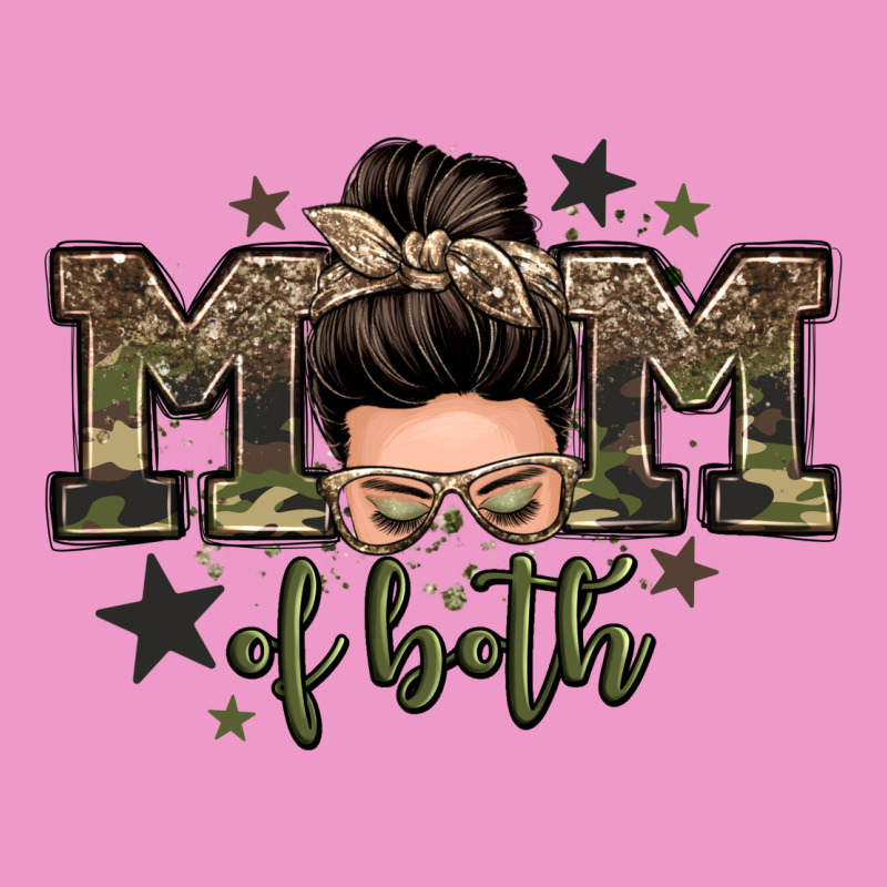 Mom Of Both Boys Messy Bun Urban Hoodie by Zillion Design Studio | Teevron