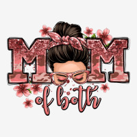 Mom Of Both Messy Bun Urban Hoodie | Teevron