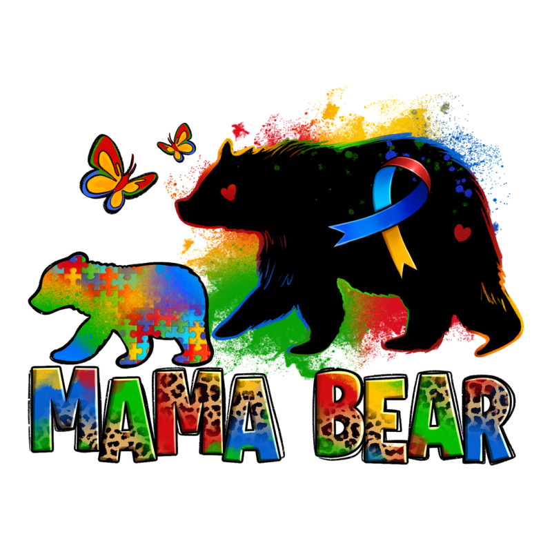 Mama Bear Autism Premium Hoodie by Zillion Design Studio | Teevron