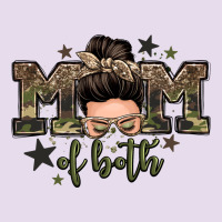 Mom Of Both Boys Messy Bun Premium Hoodie | Teevron