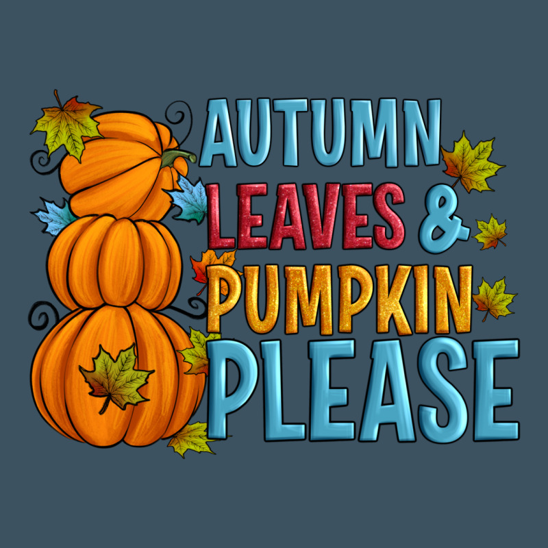 Autumn Leaves And Pumpkin Please Urban Heavy Tee by Artiststas | Teevron
