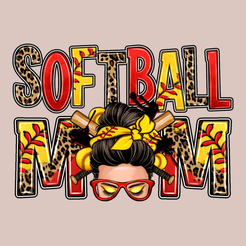 Softball Mom Messy Bun Premium Hoodie by Zillion Design Studio | Teevron