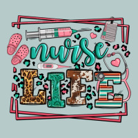 Nurse Life Leopard Frame Heavy Core Tee | Teevron