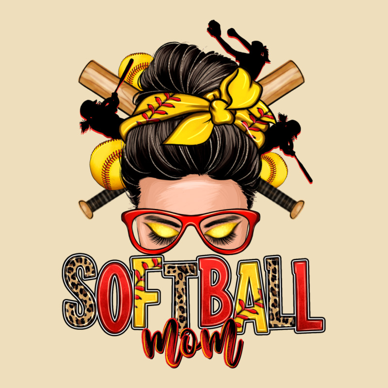 Softball Mom Messy Bun Premium Hoodie by Zillion Design Studio | Teevron
