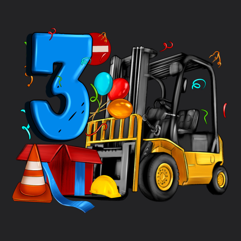 Forklift Birthday Three Vintage Tee by Artiststas | Teevron