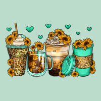 Sunflowers Coffee Cups Premium Hoodie | Teevron