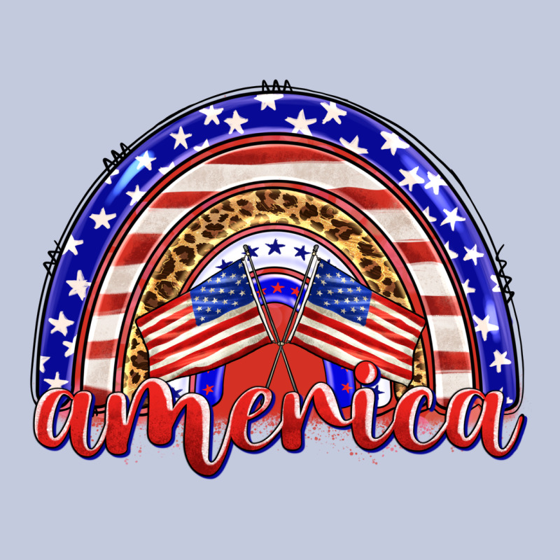 America Rainbow Long Sleeve Tee by BarkalooDesign | Teevron