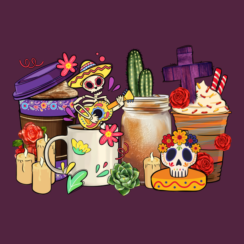 Mexican Dia De Los Muertos Coffee Cups Urban Hoodie by CTS Tumbler Store | Teevron