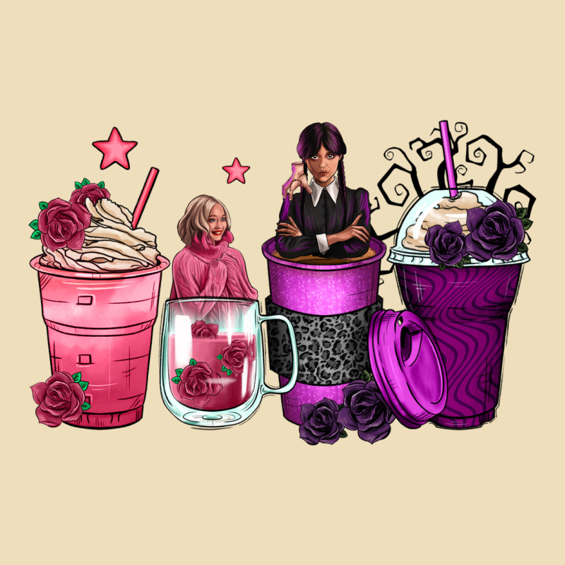 Wednesday And Enid Coffee Cups Premium Hoodie by Zillion Design Studio | Teevron