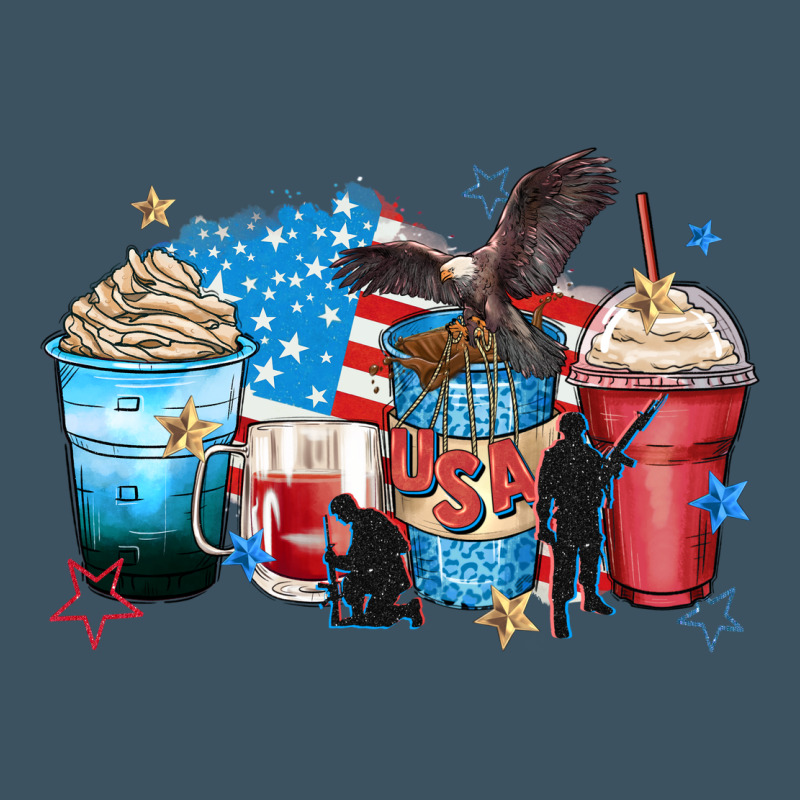 Usa Coffee Cups Urban Hoodie by Zillion Design Studio | Teevron