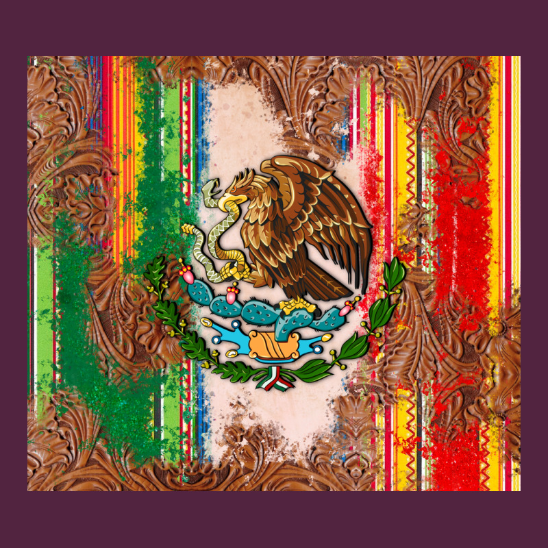 Mexican Flag Serape Urban Hoodie by CTS Tumbler Store | Teevron