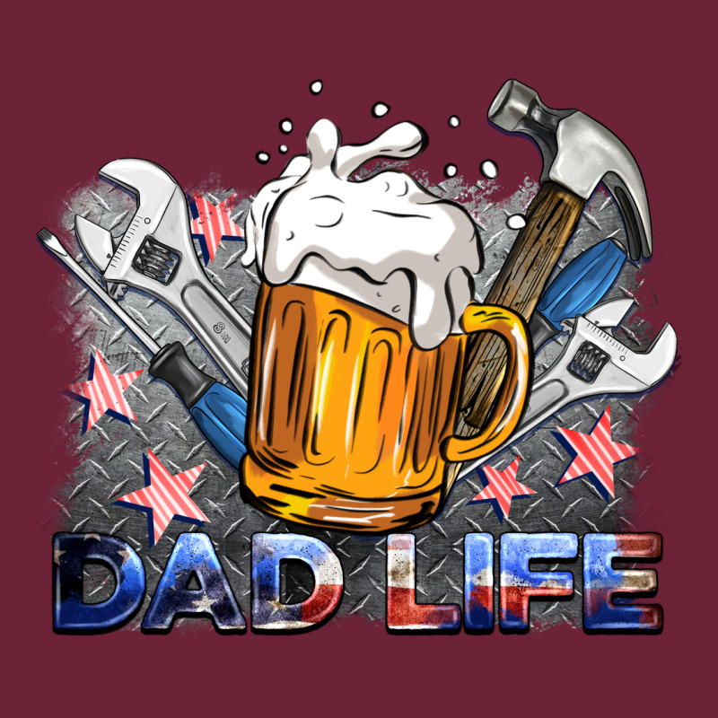 Dad Life Beer And Tools Long Sleeve Tee by BarkalooDesign | Teevron