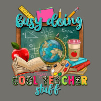 Busy Doing Cool Teacher Stuff Premium Hoodie | Teevron