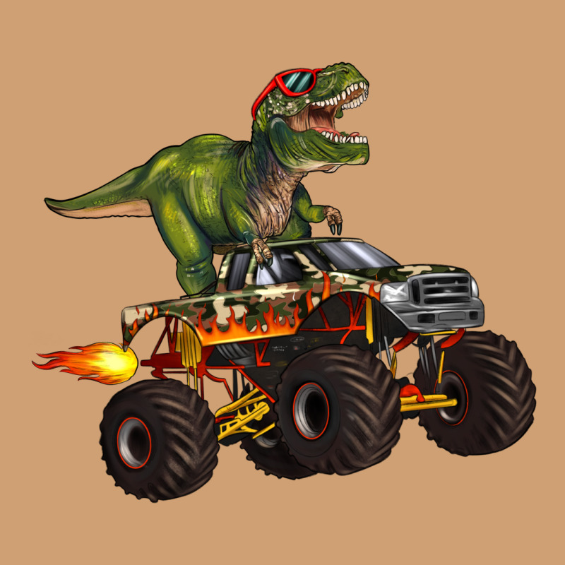 Monster Truck And T Rex Dinosaur Vintage Tee by Artiststas | Teevron