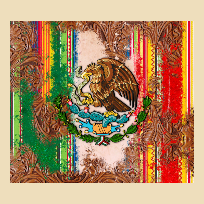Mexican Flag Serape Premium Hoodie by CTS Tumbler Store | Teevron