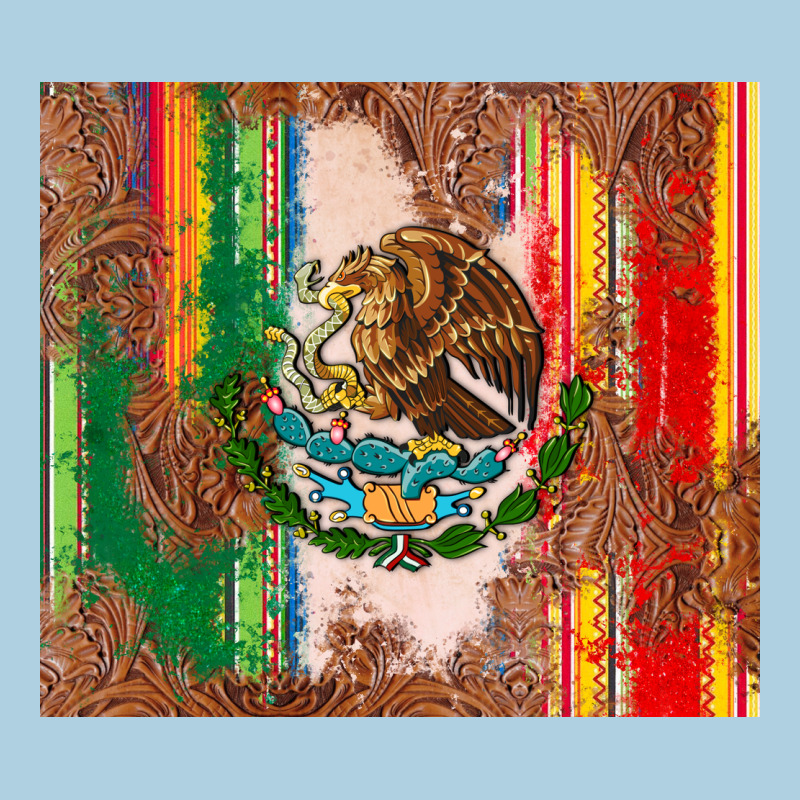 Mexican Flag Serape Premium Hoodie by CTS Tumbler Store | Teevron