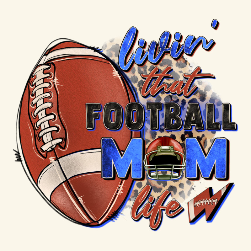 Livin' That Football Mom Life Premium Hoodie by Zillion Design Studio | Teevron