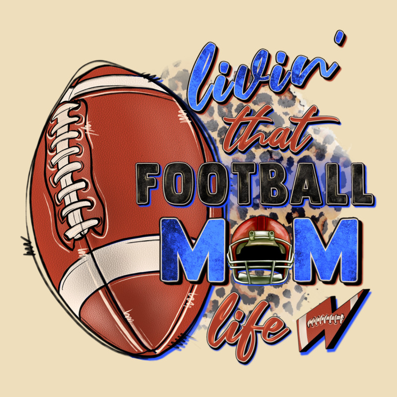 Livin' That Football Mom Life Premium Hoodie by Zillion Design Studio | Teevron