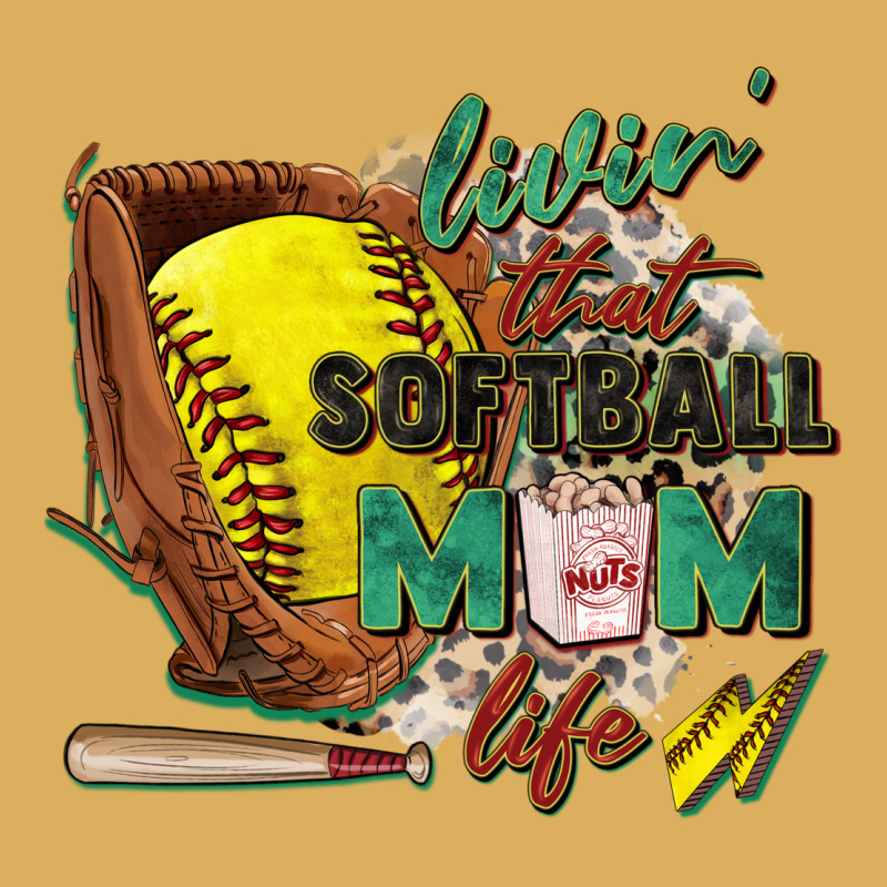Livin' That Softball Mom Life Premium Hoodie by Zillion Design Studio | Teevron