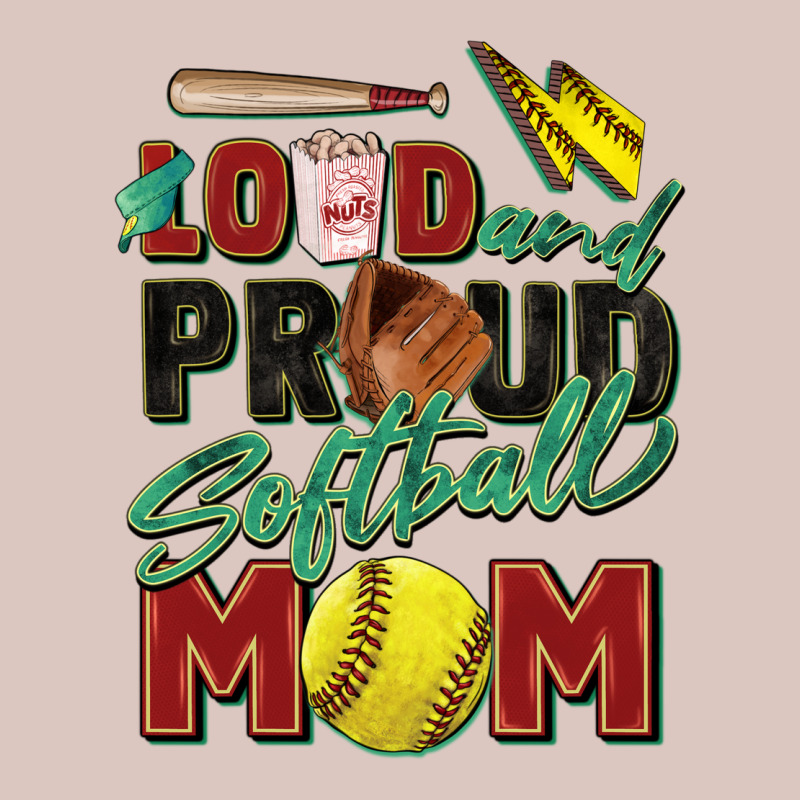 Loud And Proud Softball Mom Premium Hoodie by Zillion Design Studio | Teevron