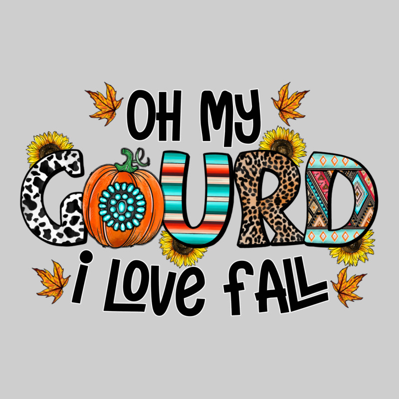 Oh My Gourd I Love Fall Premium Tee by CowhideDigitalArt | Teevron
