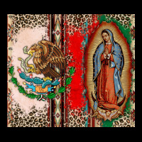 Virgin Mary Mexican Flag Urban Hoodie | Teevron