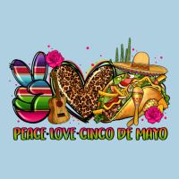 Peace Love Cinco De Mayo Premium Hoodie | Teevron