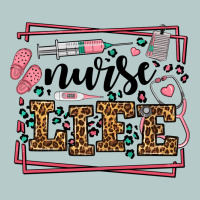 Nurse Life Leopard Frame Heavy Core Tee | Teevron