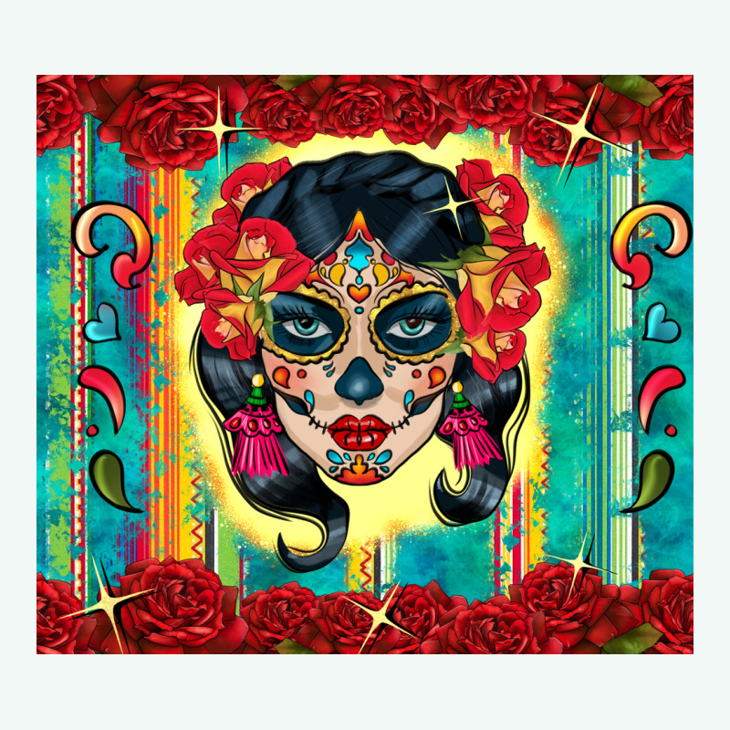 Sugar Skull Tumbler 3 Premium Hoodie by CTS Tumbler Store | Teevron