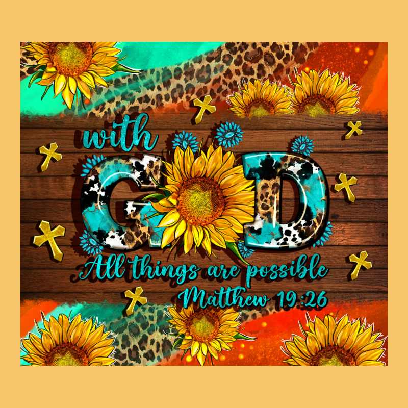 With God All Things Are Possible Vintage Hoodie by AdoDesignShop | Teevron