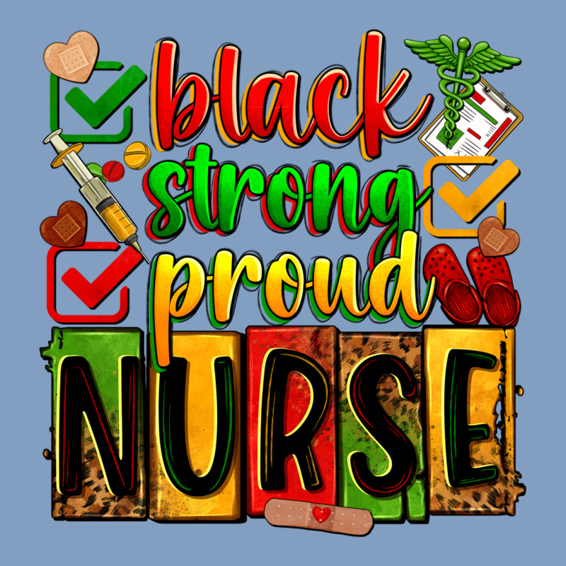 Black Strong Proud Nurse Juneteeenth Urban Hoodie by Zillion Design Studio | Teevron