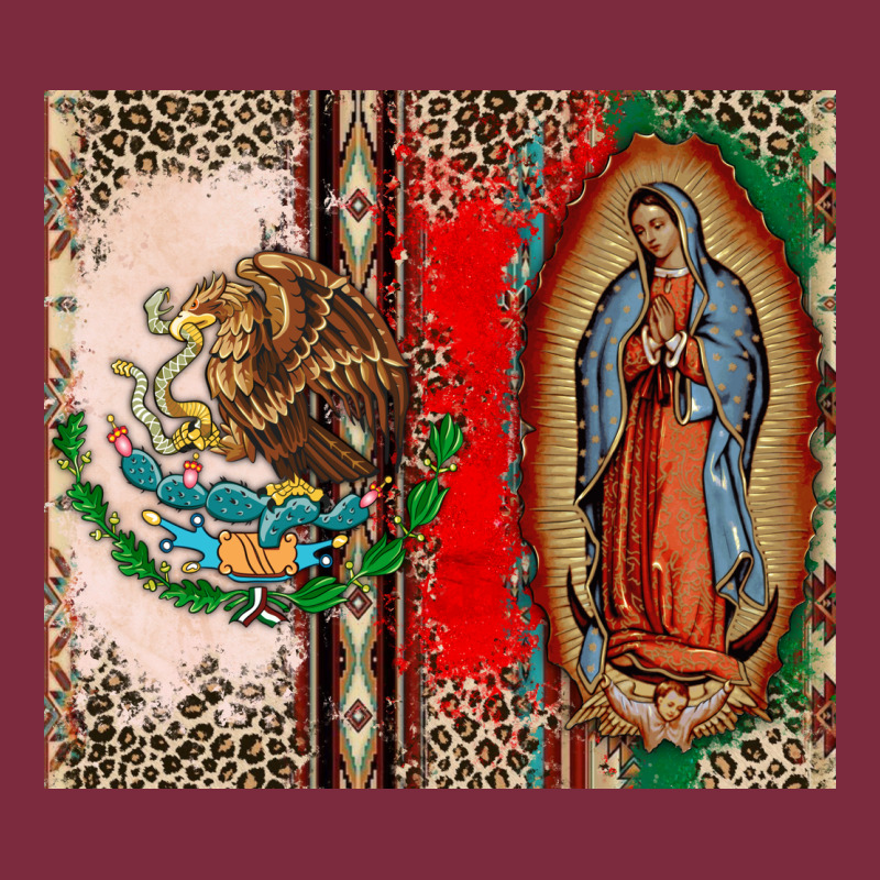 Virgin Mary Mexican Flag Premium Hoodie by CTS Tumbler Store | Teevron