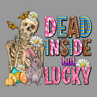 Easter Dead Inside But Lucky  With Skeleton Vintage Hoodie | Teevron